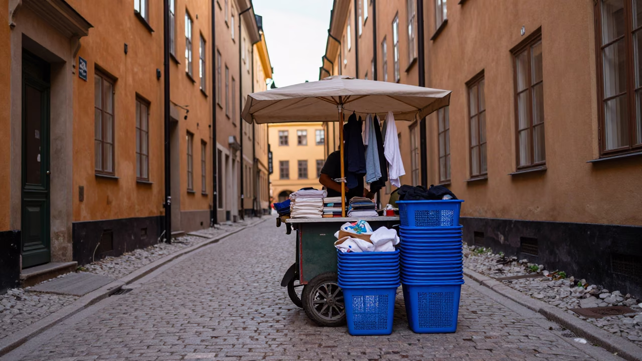 Vendor Cart in Stockholm in in Stockholm, Sweden