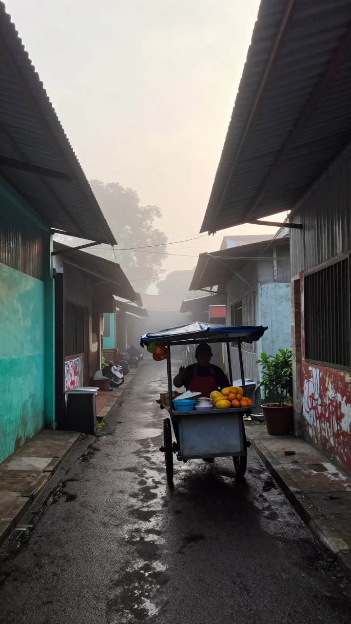 Vendor Cart in Surabaya in in Surabaya, Indonesia