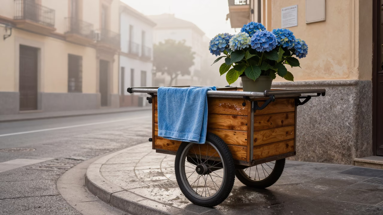 Vendor Cart in Valencia in in Valencia, Spain
