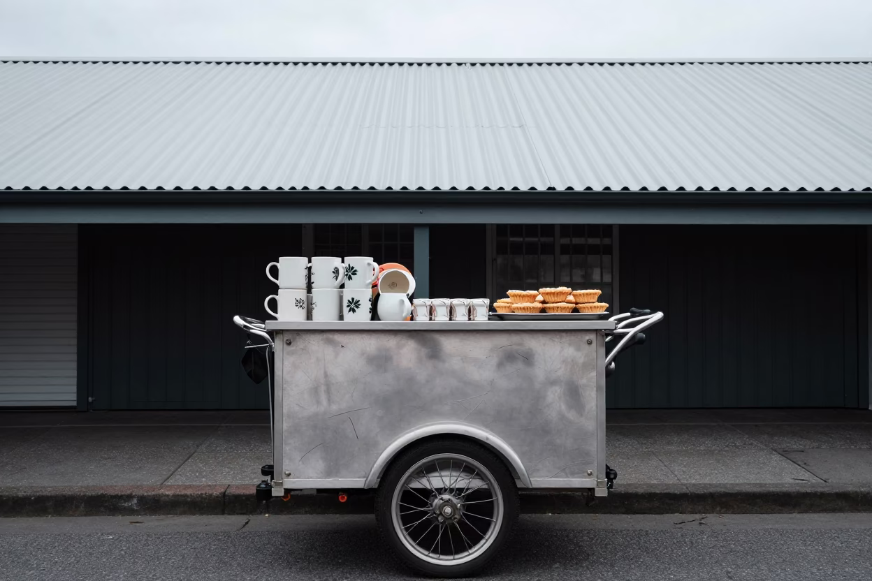 Vendor Cart in Wellington in in Wellington, New Zealand