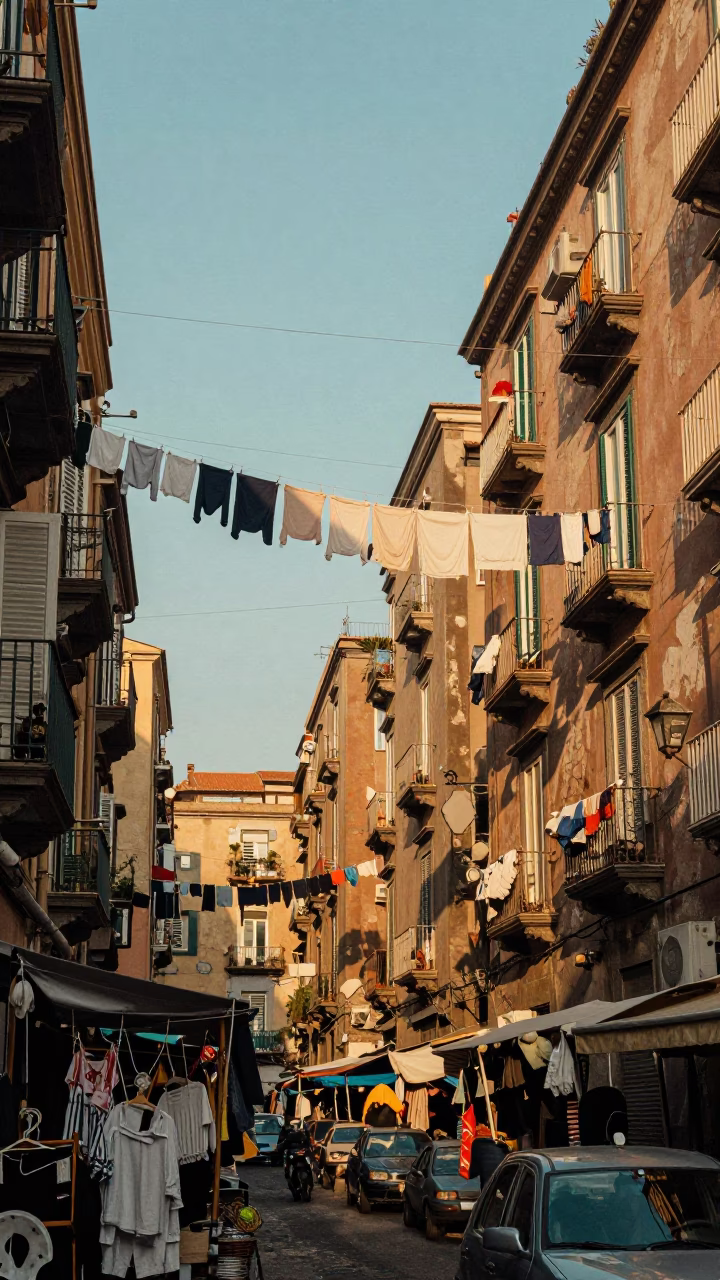 Vendor Clutter in Naples in in Naples, Italy