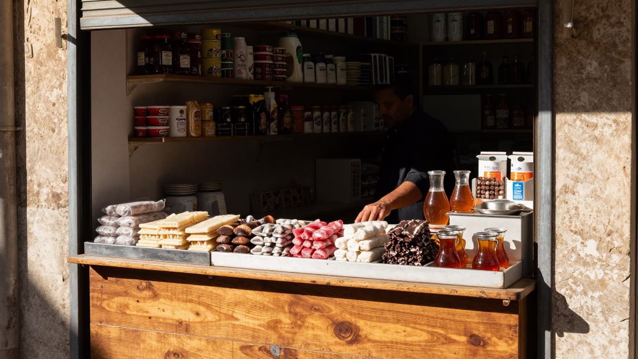 Vendor Counter in Beirut in in Beirut, Lebanon
