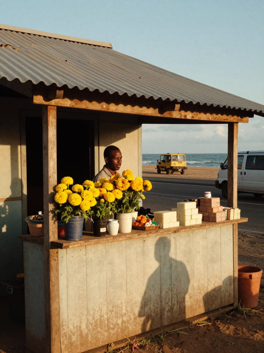 Vendor Counter in Durban in in Durban, South Africa