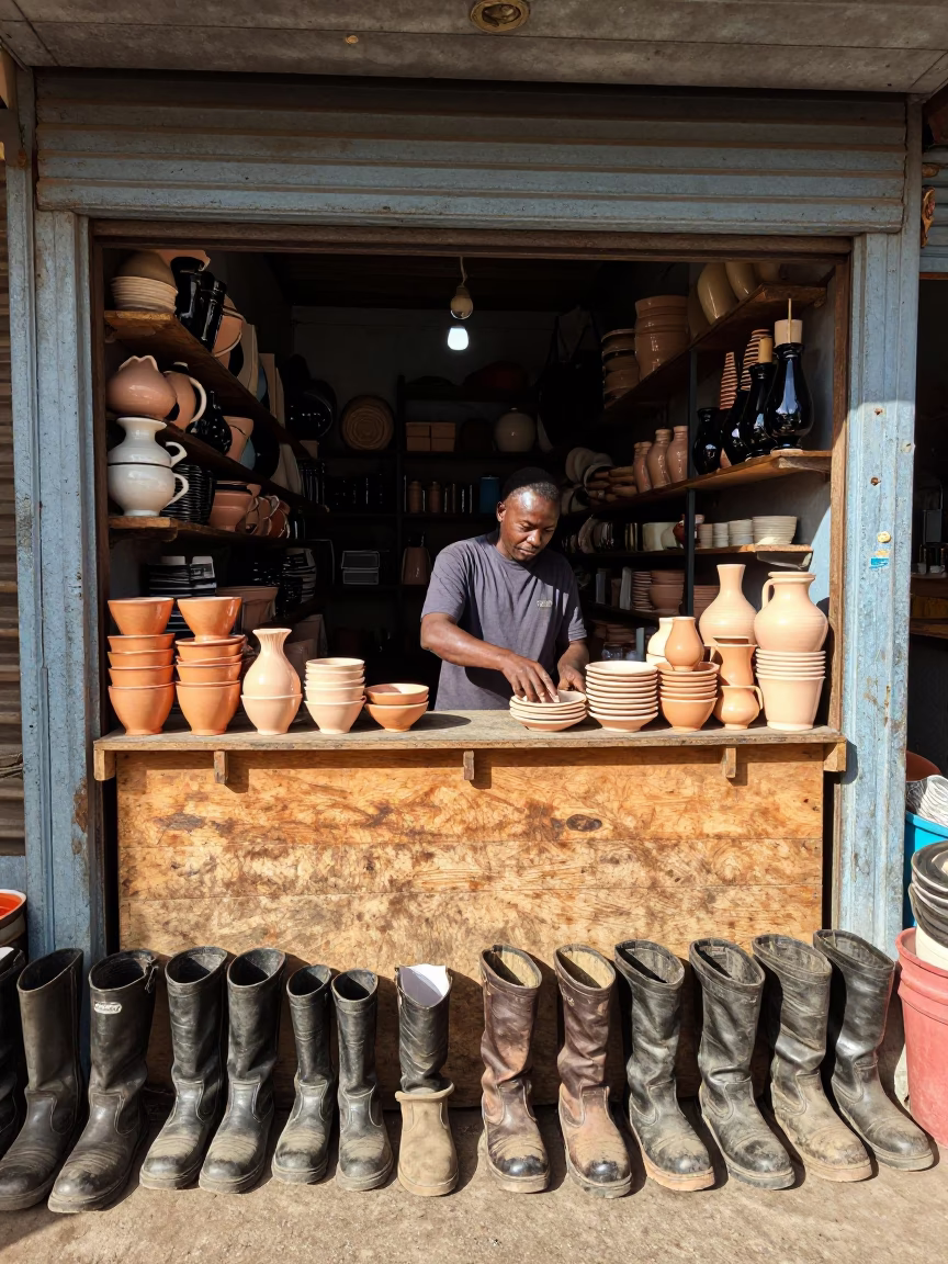 Vendor Counter in Johannesburg in in Johannesburg, South Africa