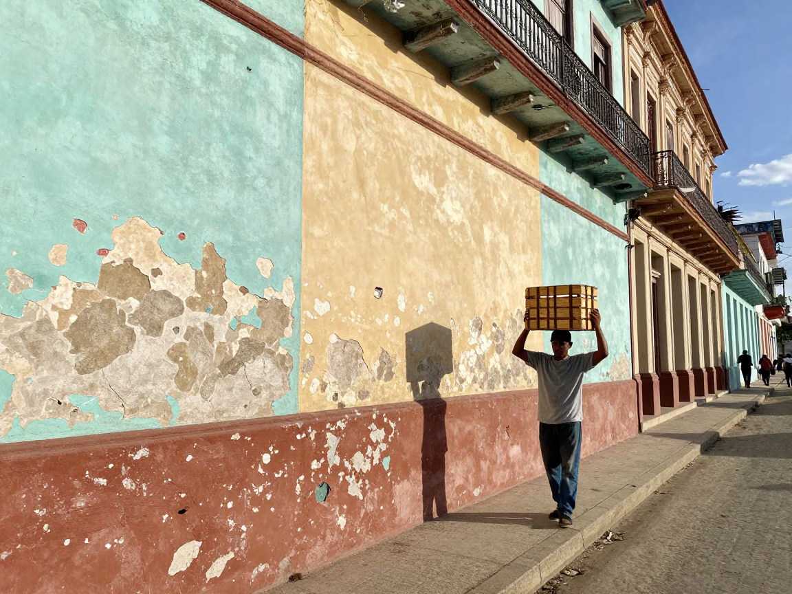 Vendor Crate in Havana in in Havana, Cuba