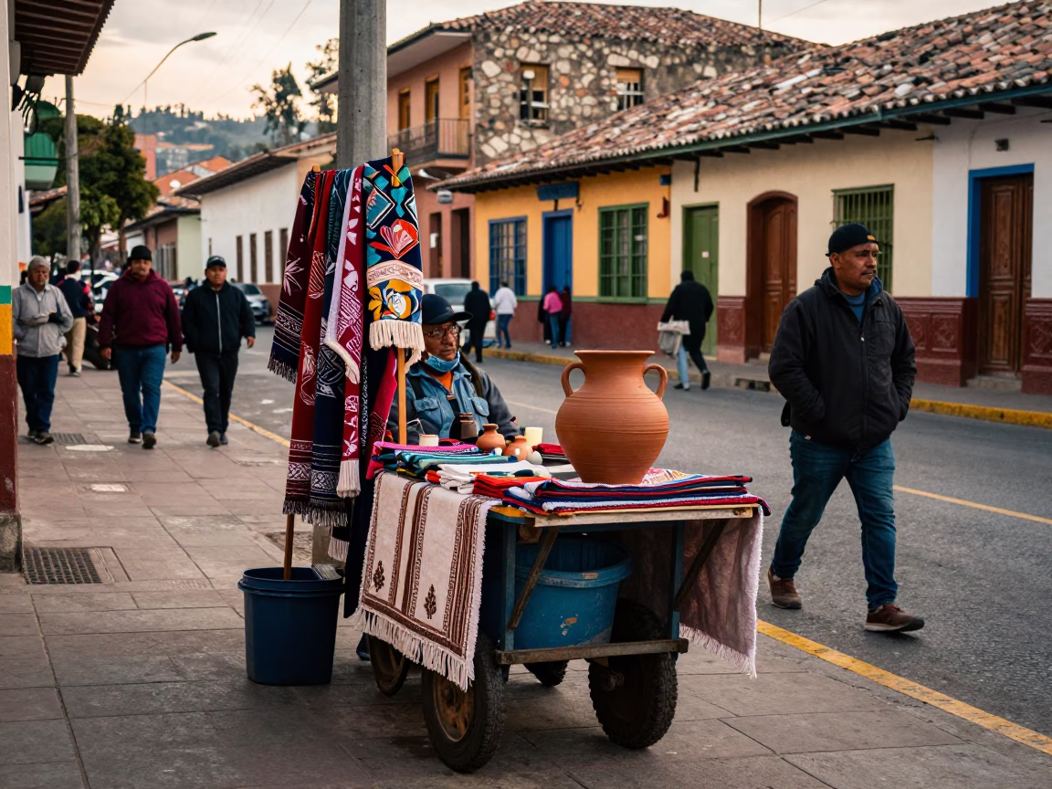 Vendor Display in Medellin in in Medellin, Colombia