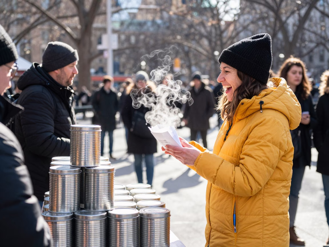 Vendor Interaction in New York in in New York, New York, United States