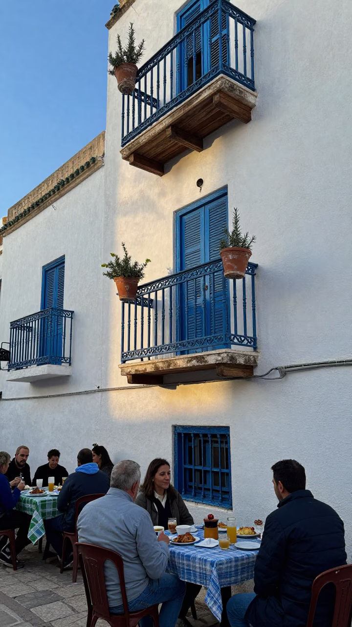 Vendor Interaction in Tunis in in Tunis, Tunisia