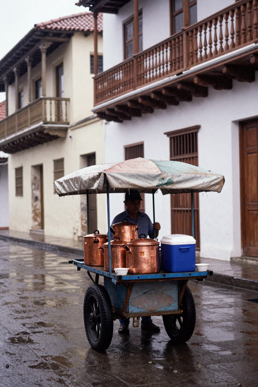 Vendor's Cart in Cartagena in in Cartagena, Colombia