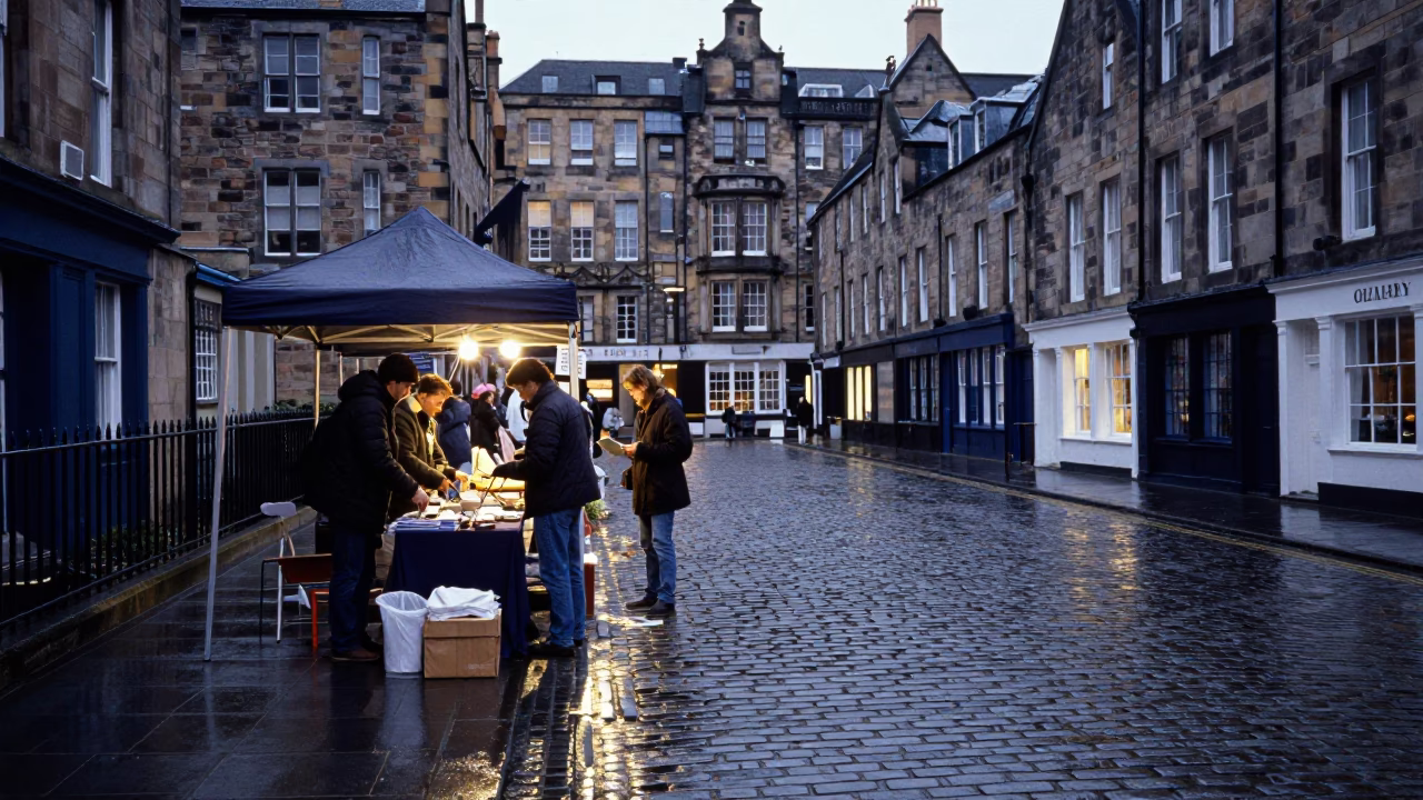 Vendor Setup in Edinburgh in in Edinburgh, United Kingdom