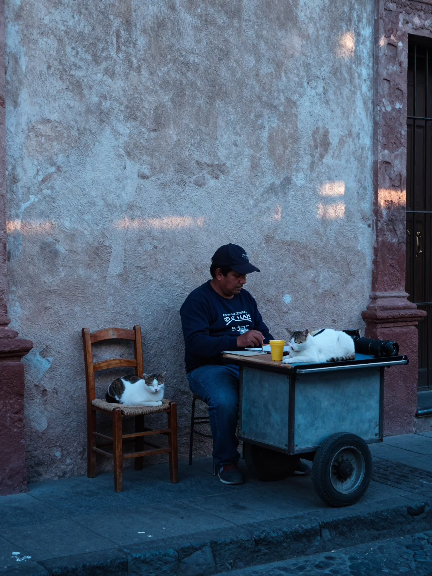 Vendor Setup in Oaxaca in in Oaxaca, Mexico