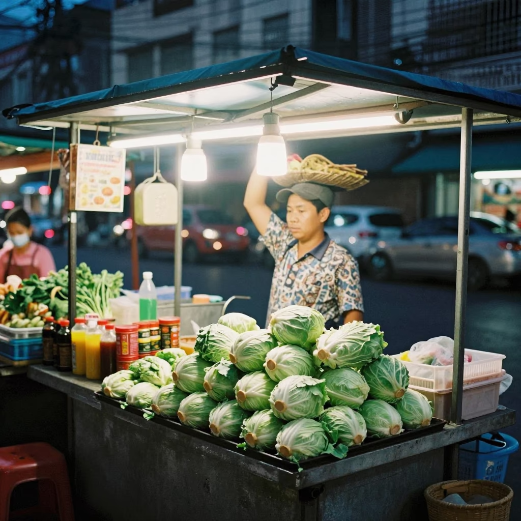 Vendor Stall in Bangkok in in Bangkok, Thailand