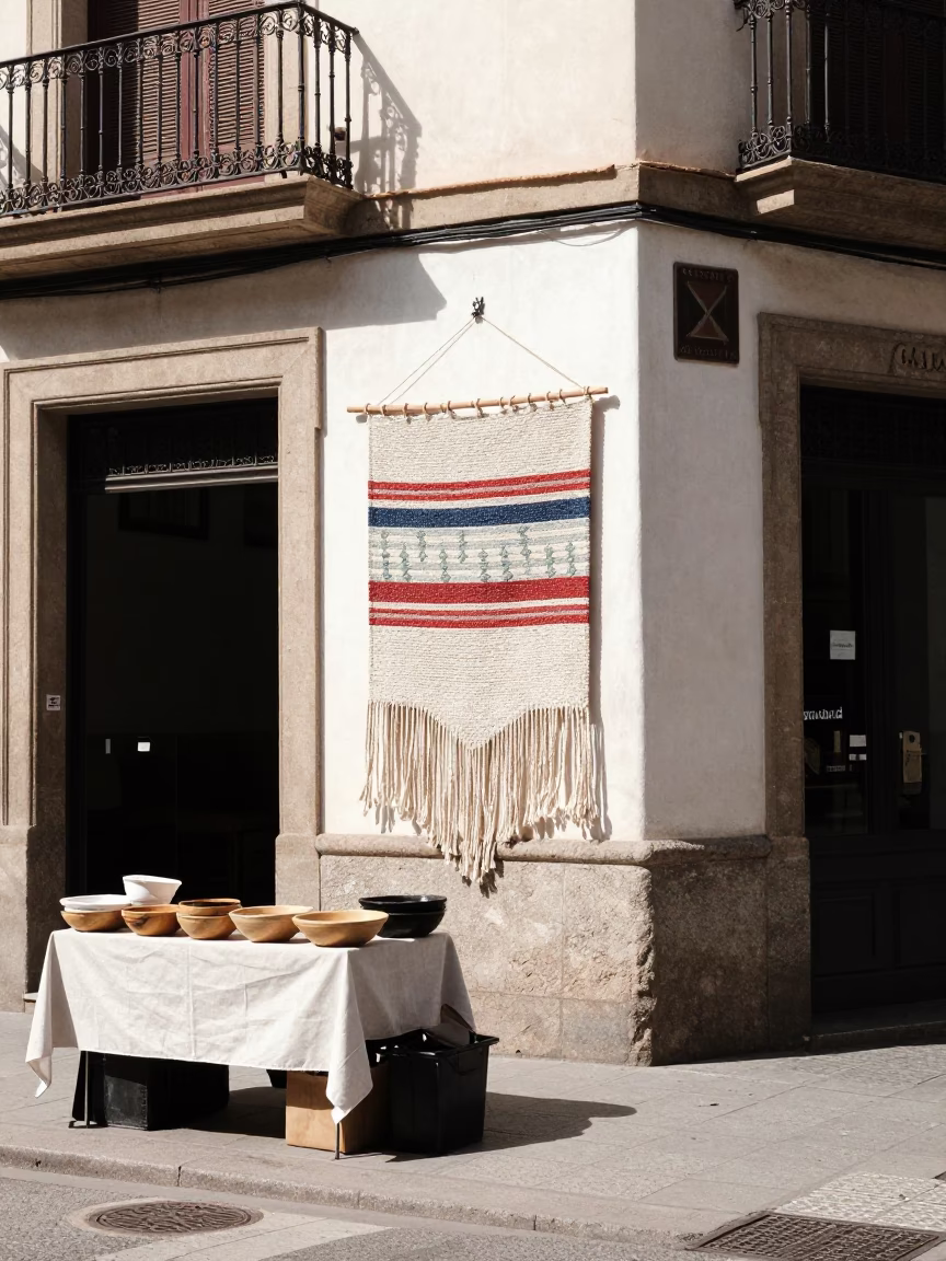 Vendor Stall in Barcelona in in Barcelona, Spain