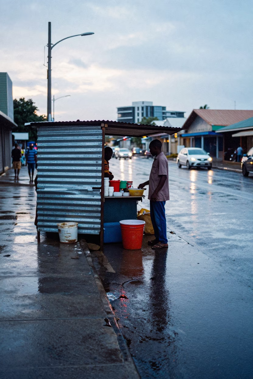 Vendor Stall in Durban in in Durban, South Africa