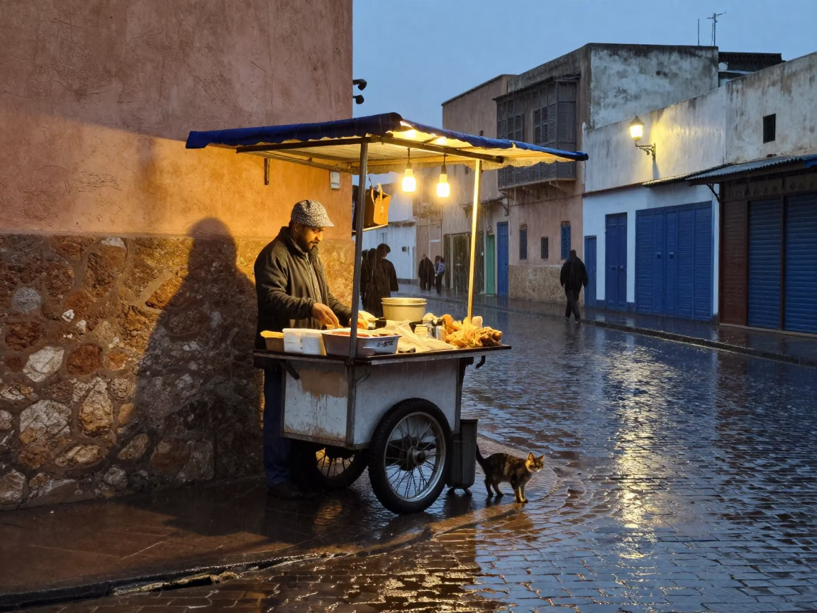 Vendor Stall in Essaouira in in Essaouira, Morocco