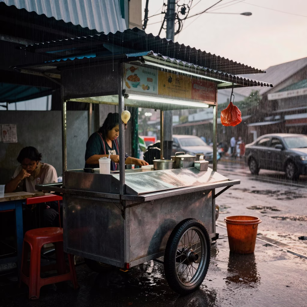 Vendor Stall in Kuala Lumpur in in Kuala Lumpur, Malaysia