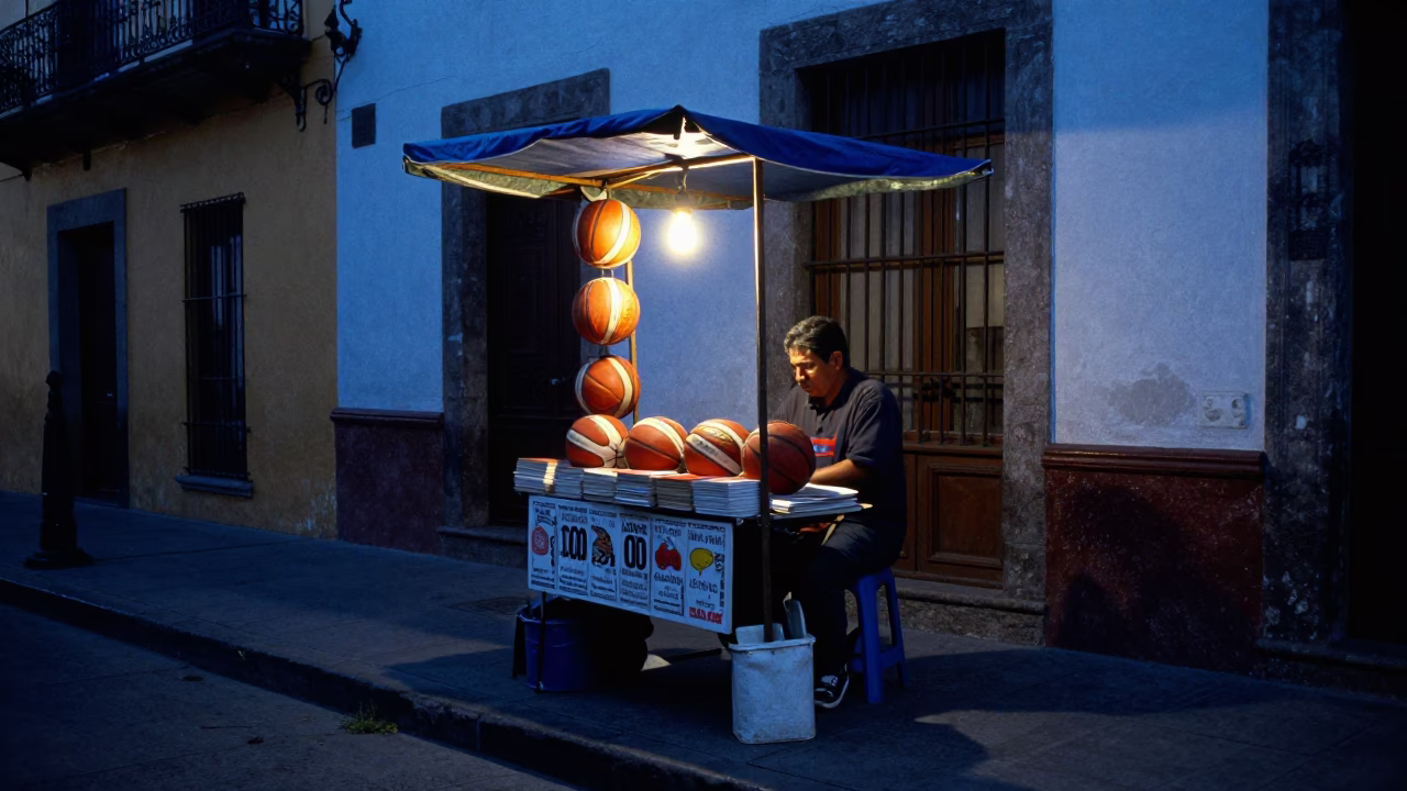 Vendor Stall in Mexico City in in Mexico City, Mexico