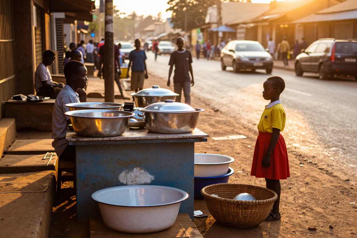 Vendor Stall in Nairobi in in Nairobi, Kenya
