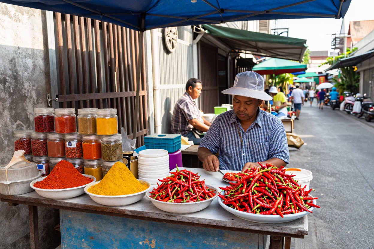 Vendor Stall in Phuket in in Phuket, Thailand