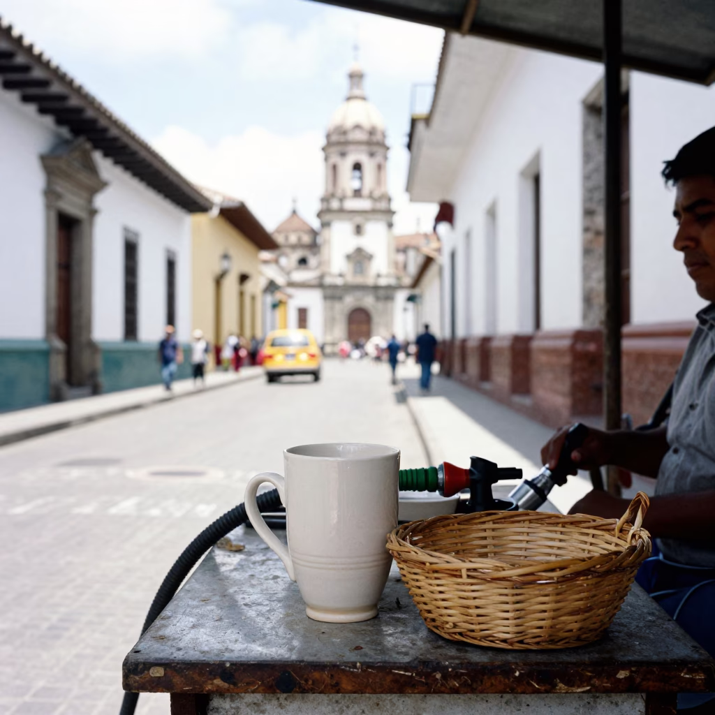 Vendor Stall in Quito in in Quito, Ecuador