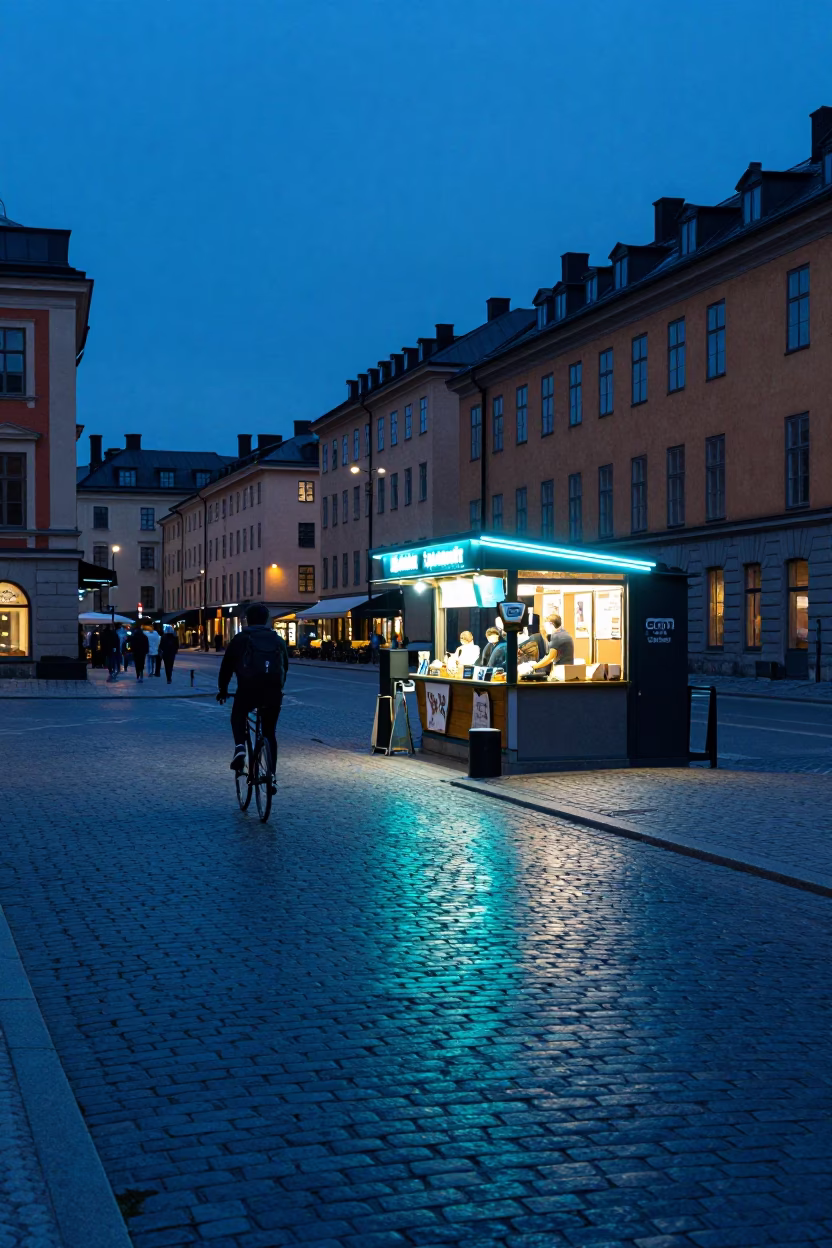 Vendor Stall in Stockholm in in Stockholm, Sweden