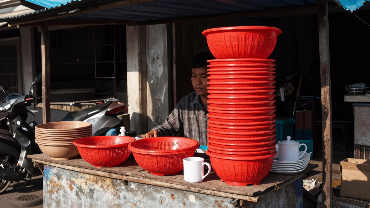 Vendor Stall in Surabaya in in Surabaya, Indonesia