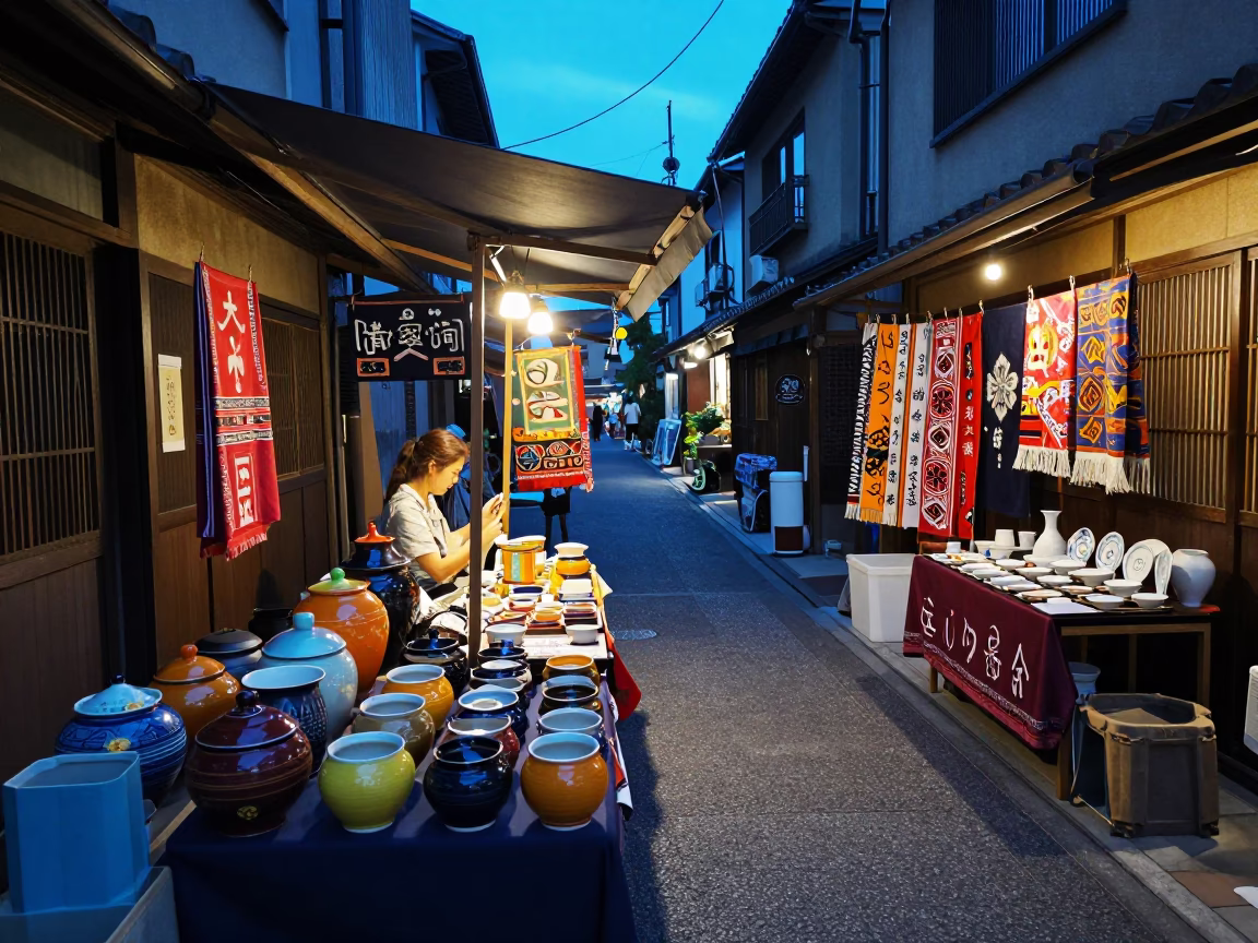 Vendor Stall in Tokyo in in Tokyo, Japan