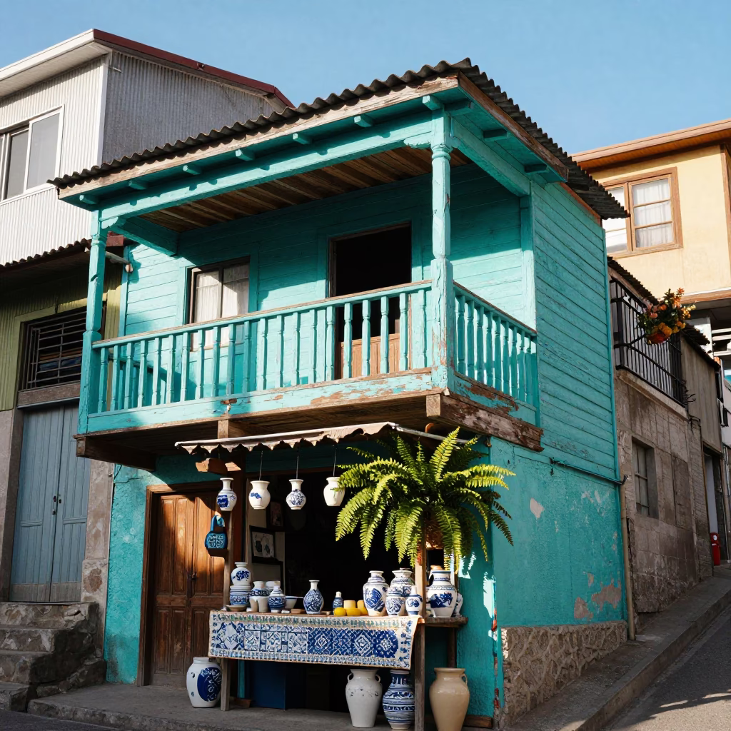 Vendor Stall in Valparaiso in in Valparaiso, Chile