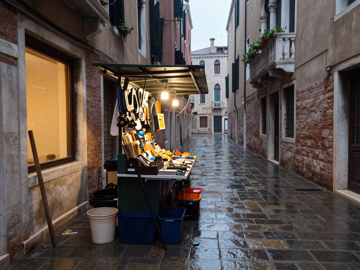 Vendor Stall in Venice in in Venice, Italy