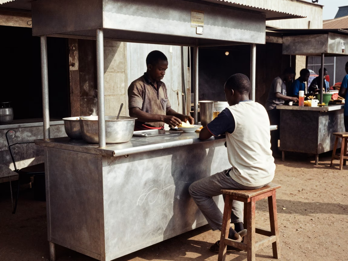 Vendor Working in Accra in in Accra, Ghana