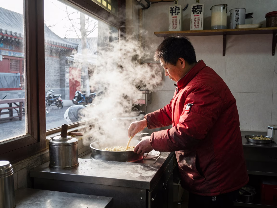 Vendor Working in Beijing in in Beijing, China