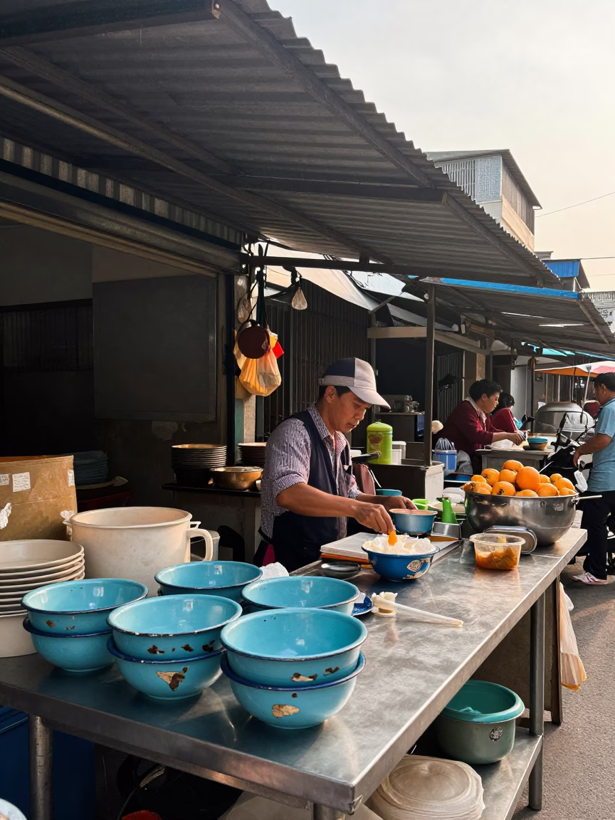 Vendor Workspace in Ho Chi Minh City in in Ho Chi Minh City, Vietnam
