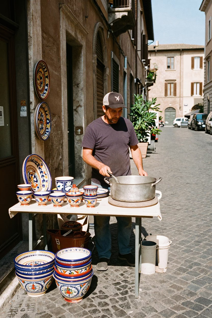 Vendor Workspace in Rome in in Rome, Italy