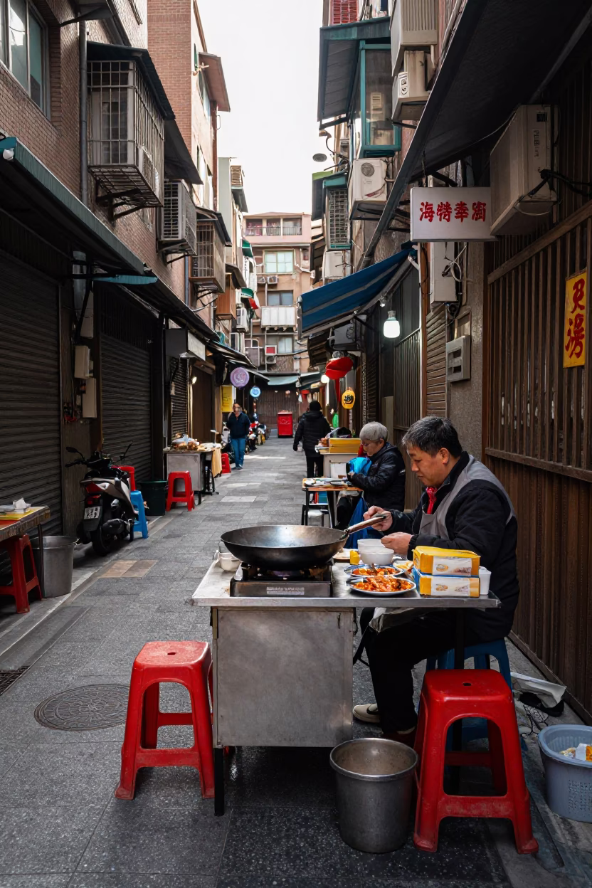 Vendor Workspace in Taipei in in Taipei, Taiwan