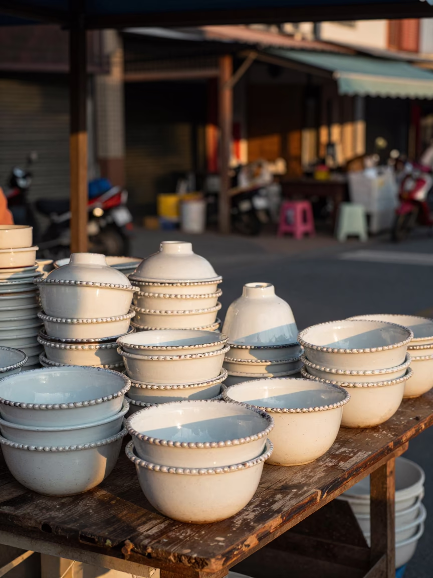 Vendor’s Stall in Tainan in in Tainan, Taiwan
