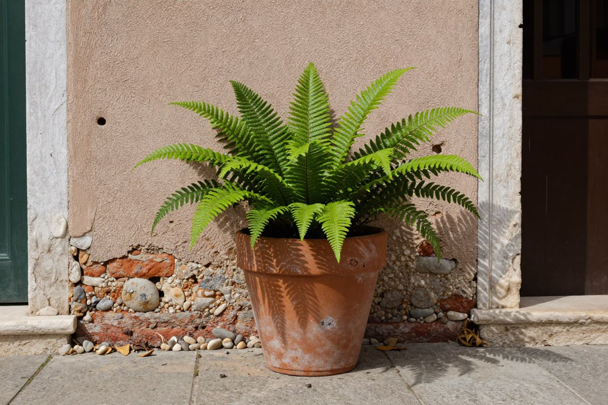 Venice Terracotta Plant Pot in in Venice, Italy