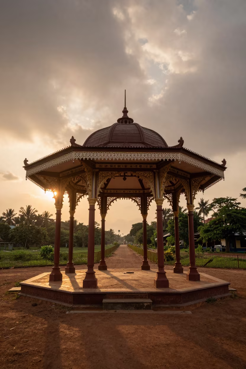Victorian Bandstand in Udupi Skylight in inside a skylit passageway near Udupi