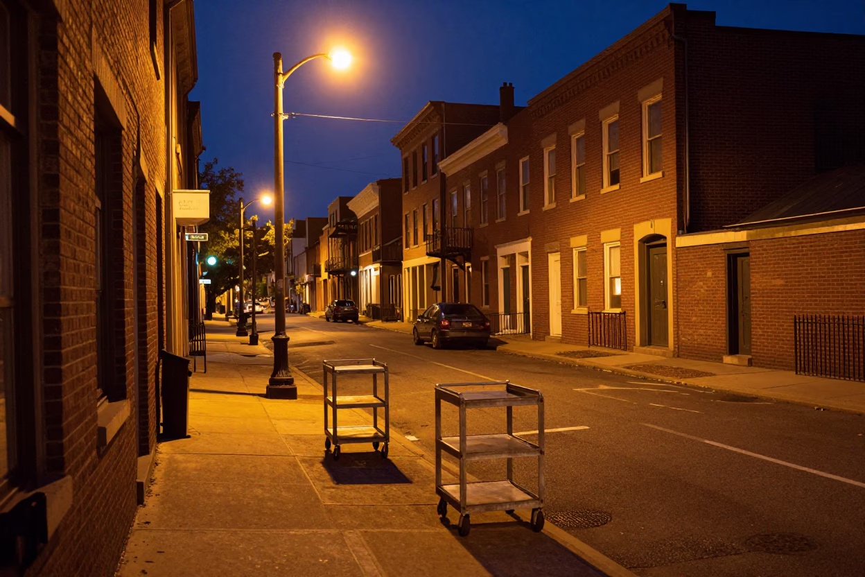 View at Midnight Light in Philadelphia in in Philadelphia, Pennsylvania, United States