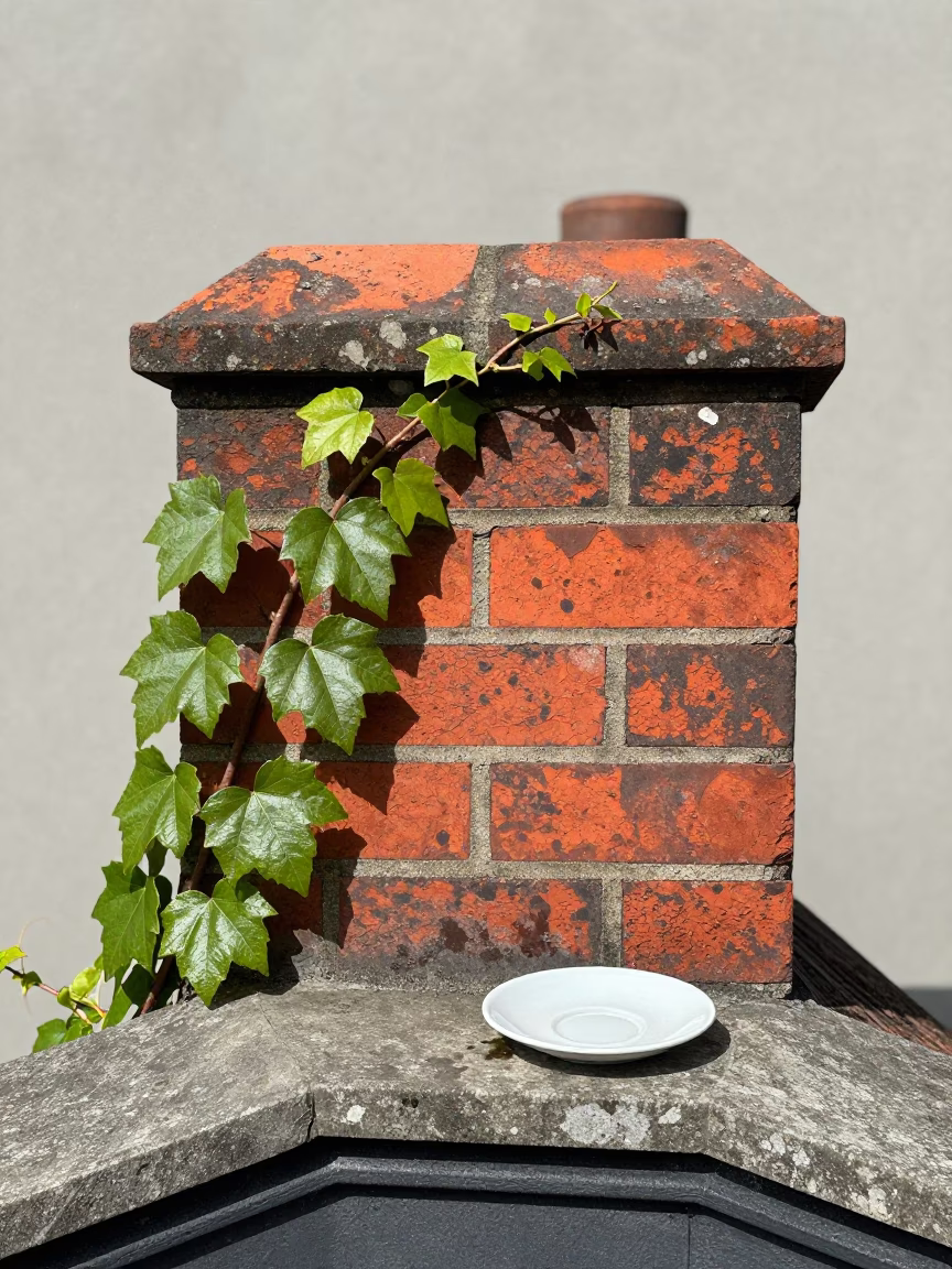Vine at Flat Noon Light in Dublin in in Dublin, Ireland