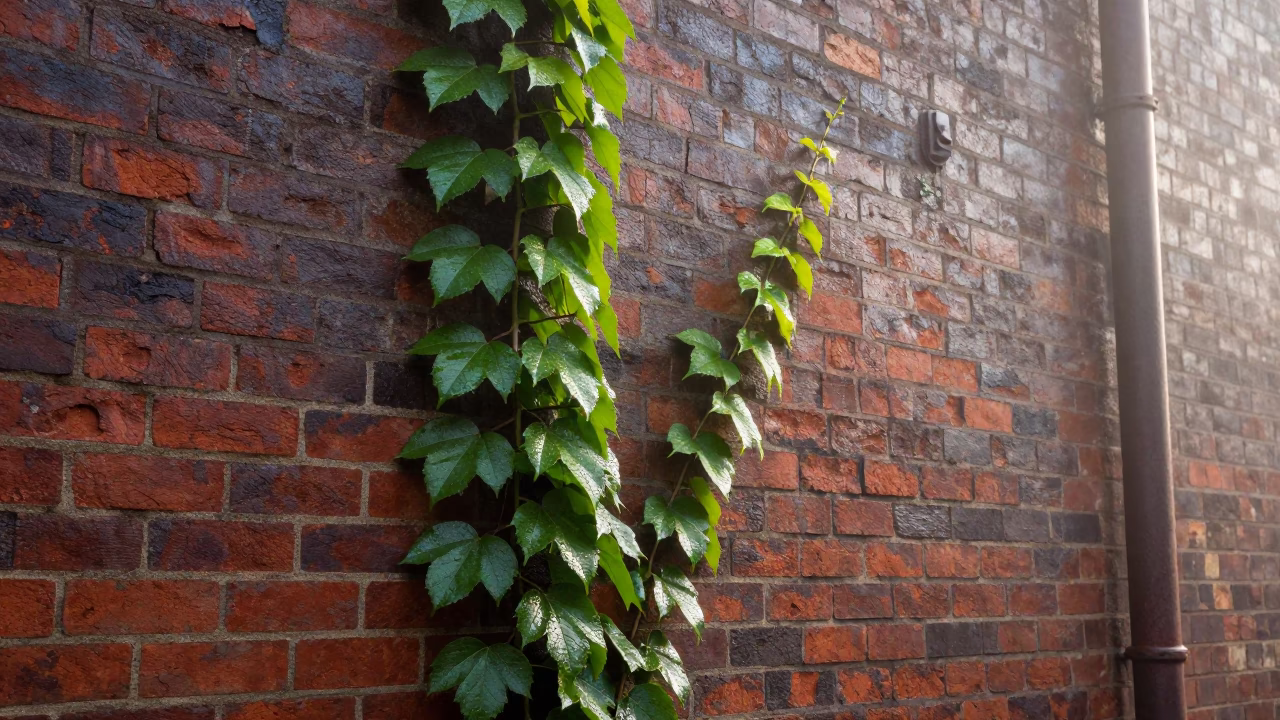 Vine in Melbourne at Dawn Light in in Melbourne, Australia