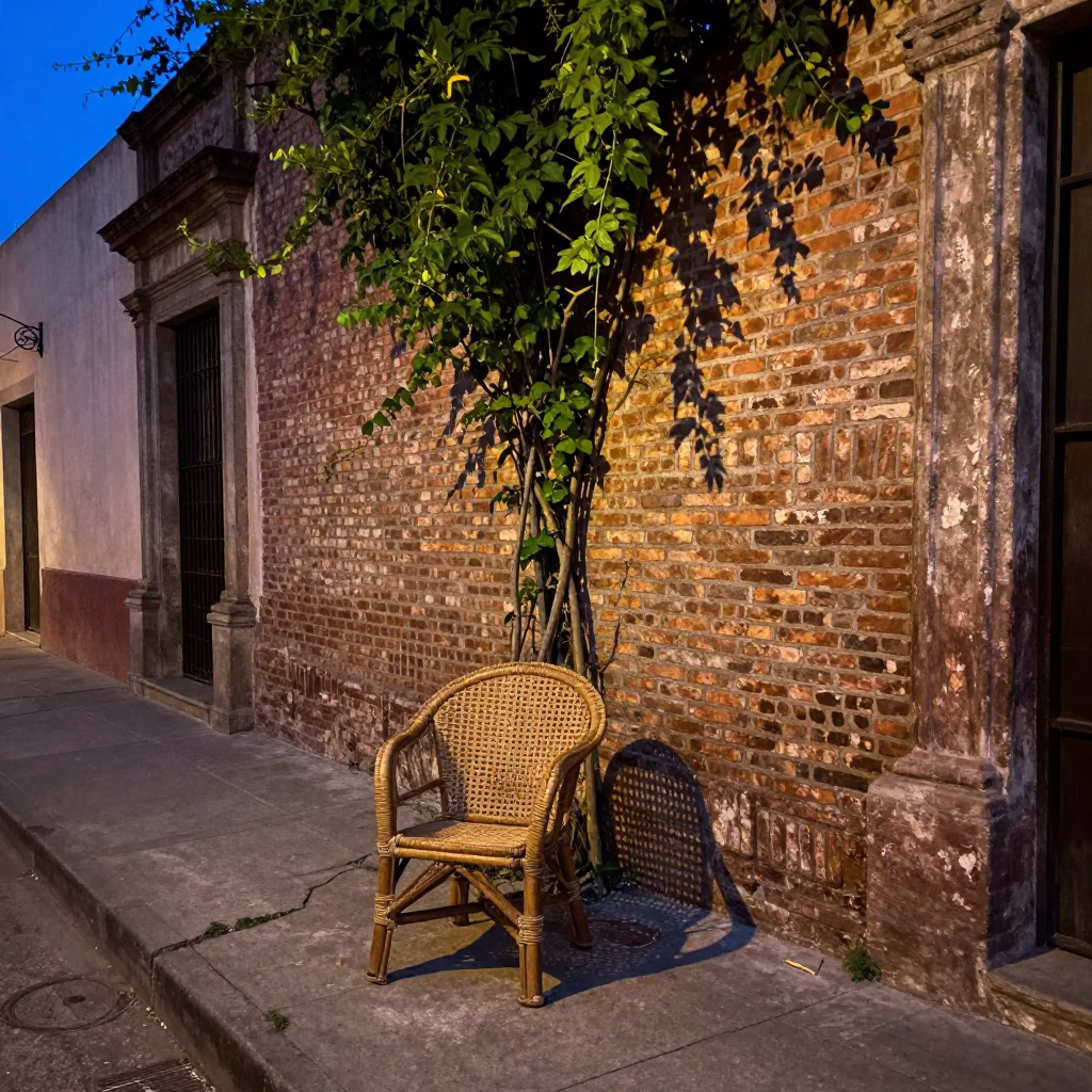 Vine in Mexico City at Twilight in in Mexico City, Mexico