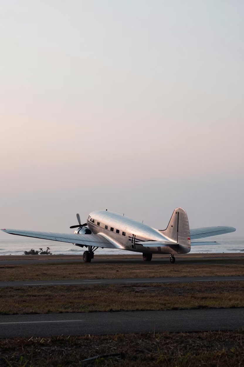 Vintage Airplane Dawn Approach Lashio Grass Strip in along a switchback approach near Lashio
