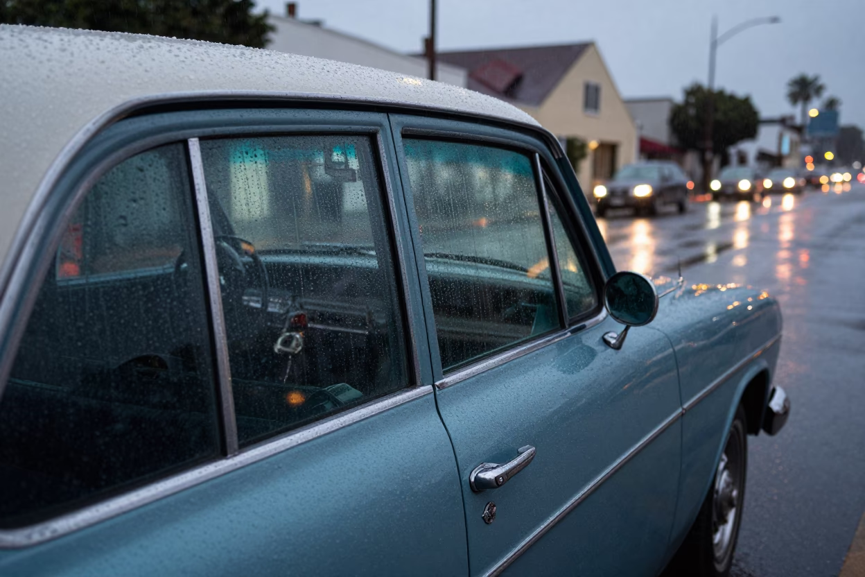 Vintage Car in Los Angeles in in Los Angeles, California, United States