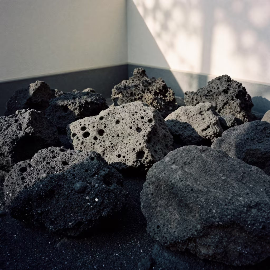 Volcanic Rock Study Obsidian to Pumice in near Tbilisi