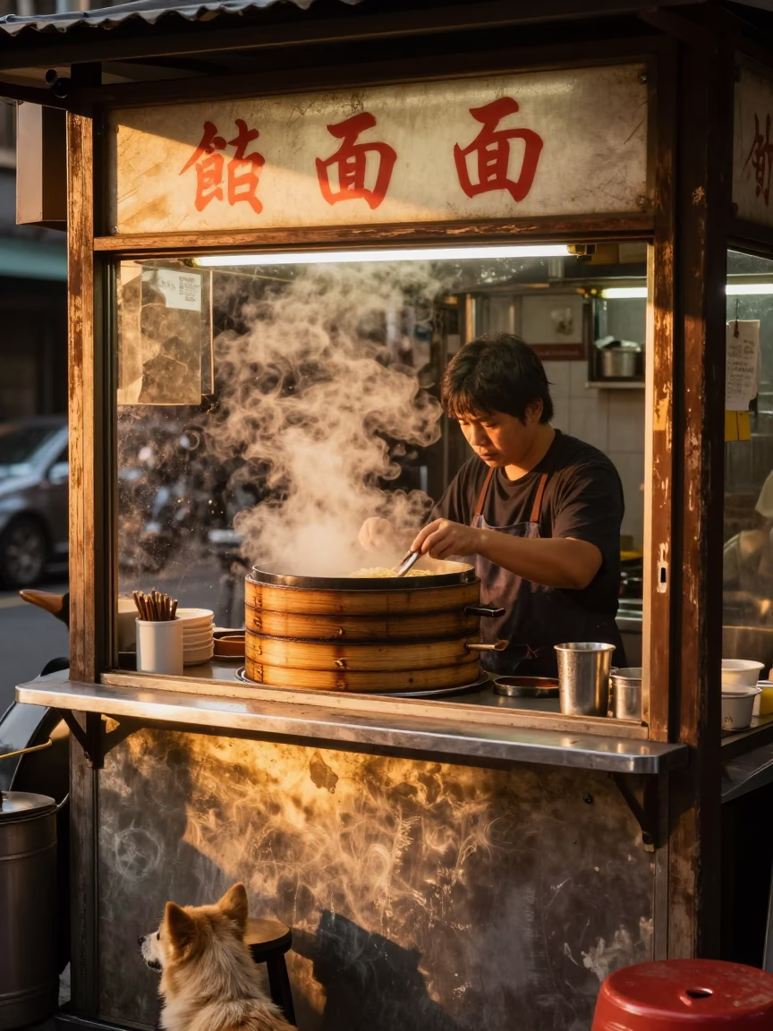 Waiting Dog in Taipei in in Taipei, Taiwan