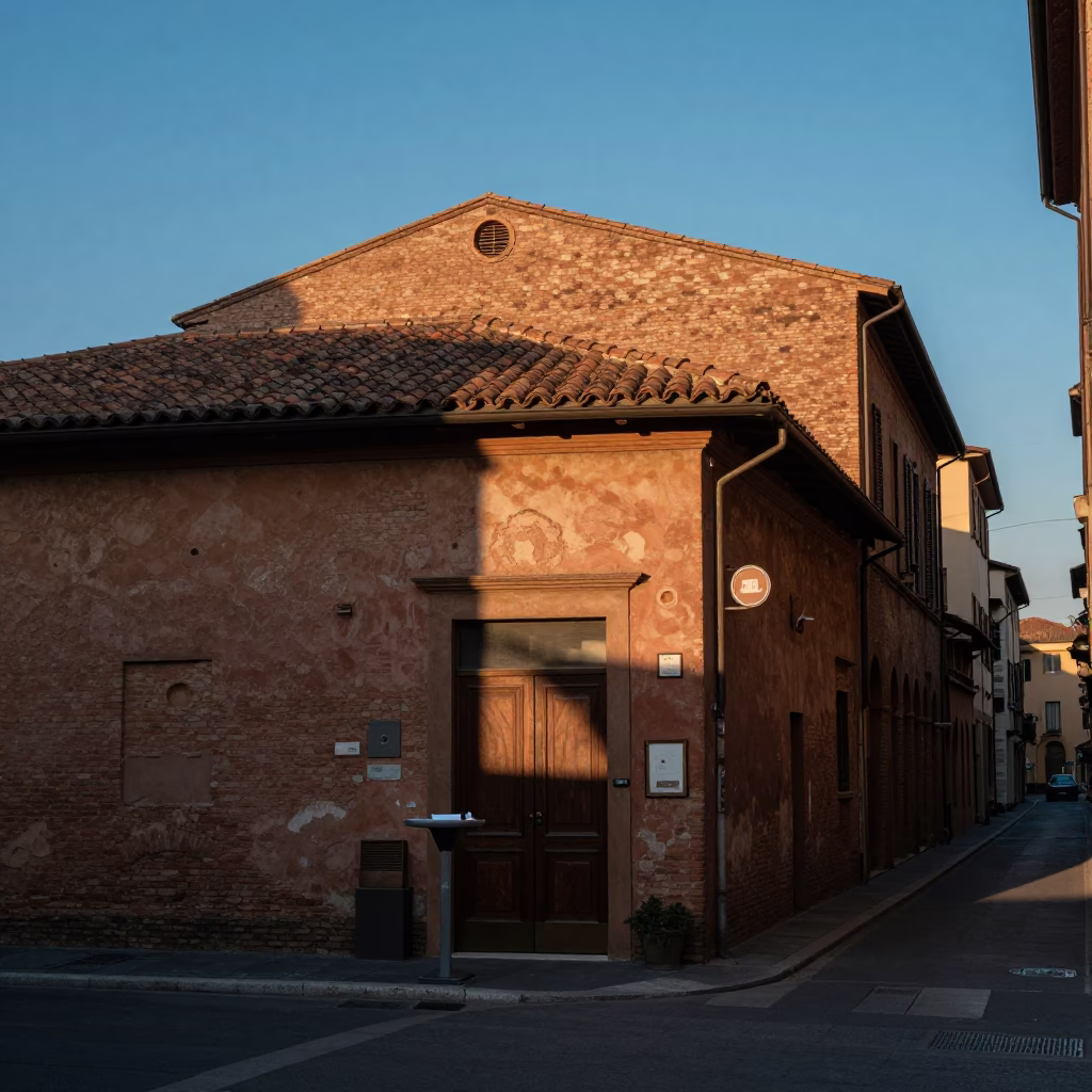 Waking Street in Bologna in in Bologna, Italy