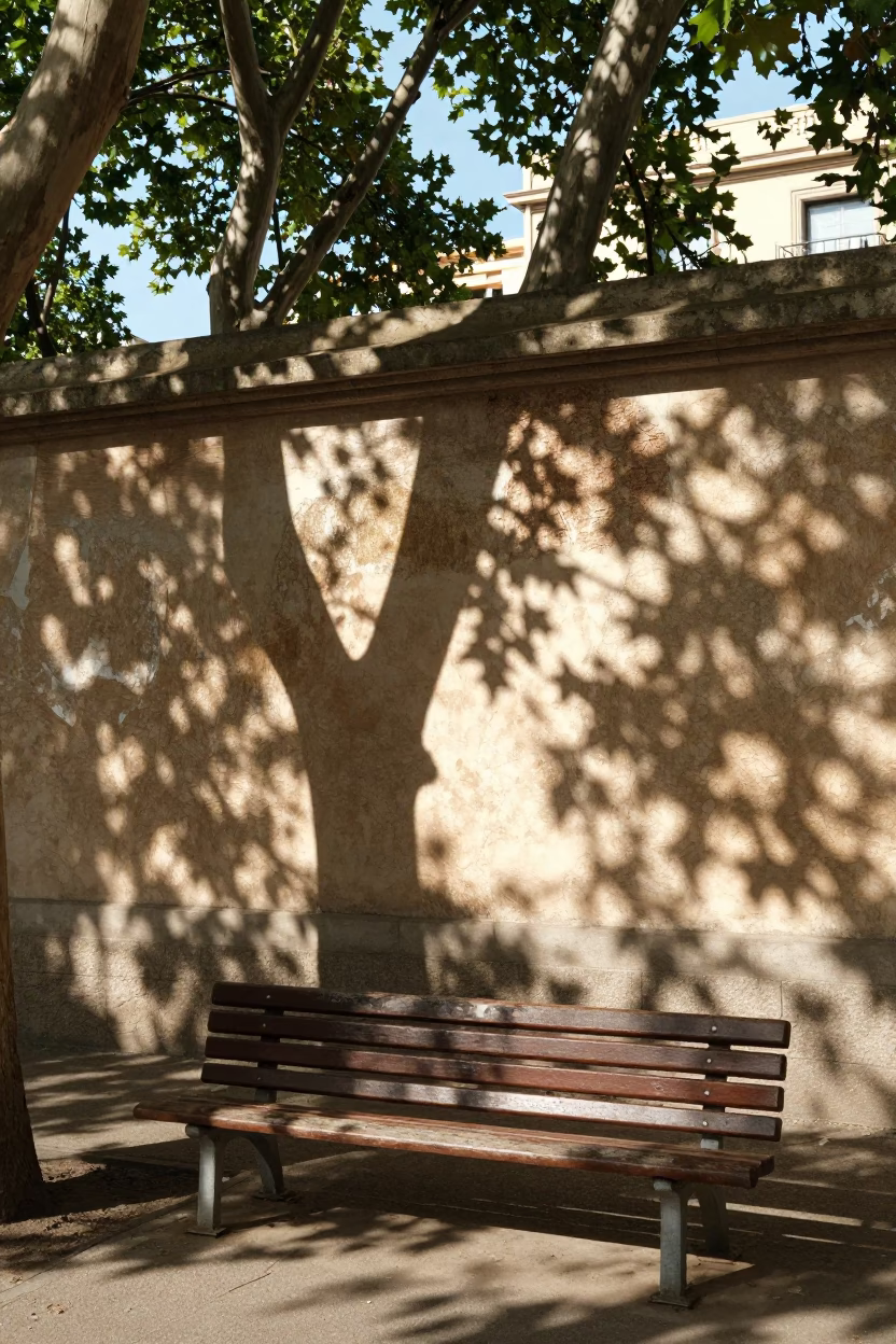 Wall Detail in Barcelona in in Barcelona, Spain