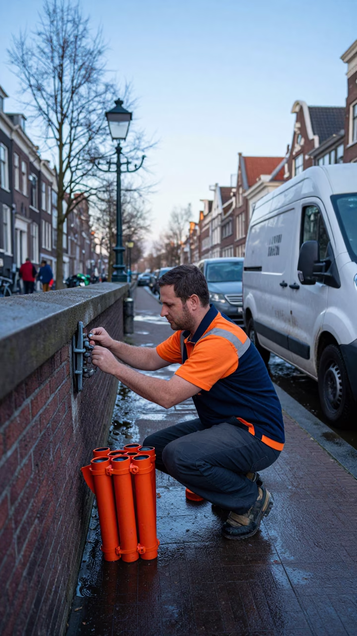 Wall Latch in Amsterdam in in Amsterdam, Netherlands