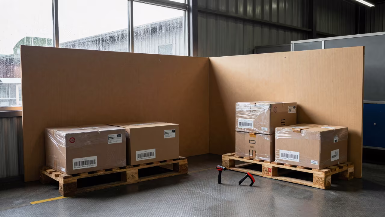 Warehouse Dispatch Inspection Stand Hue in inside a dispatch office above the dock near Hue