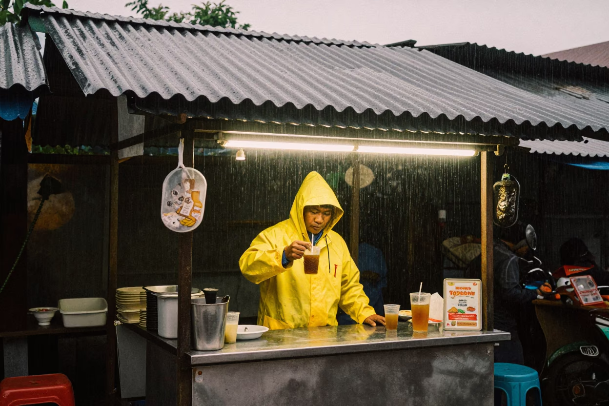 Warm Drink in Yogyakarta in in Yogyakarta, Indonesia